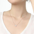 KTR Alpha Shopping Bijouholic Silver 925 Gold Plated Shiny Heart Necklace