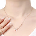 KTRAlphaShopping Bijouholic Silver 925 Gold Plated Butterfly Pendant Necklace
