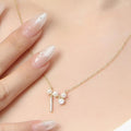 KTR Alpha Shopping Bijou Holic Silver925 Gold Plated Pearl Bead Women's Necklace