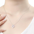 KatyAlphaShop VJH Unique Silver Plated 925 Heart Necklace