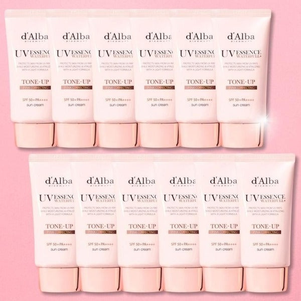 KATE ALPHA SHOPPING DAILY WATERFALL PINK TONE-UP SUNSCREEN VEGAN MOIST 50ml x 12
