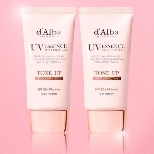 KatyAlpha Shopping Dabva Watersail Pink Tone-Up Suncream Vegan Moist 50ml x 2