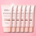 Katy Alpha Shopping Dalva Waterproof Pink Tone-Up Sun Cream Vegan Moisture 50ml x 6