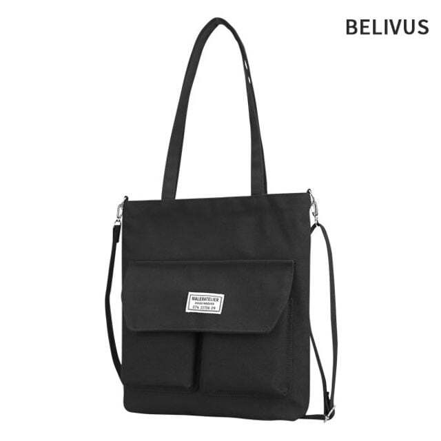 EcoBag Canvas Bag Billybus Men's BSA078 Shoulder Tote