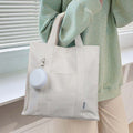 EcoBag Canvas Bag Basic Circular Pouch With Keyring