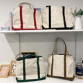 Eco bag Canvas bag Stitched shoulder bag Shopper bag