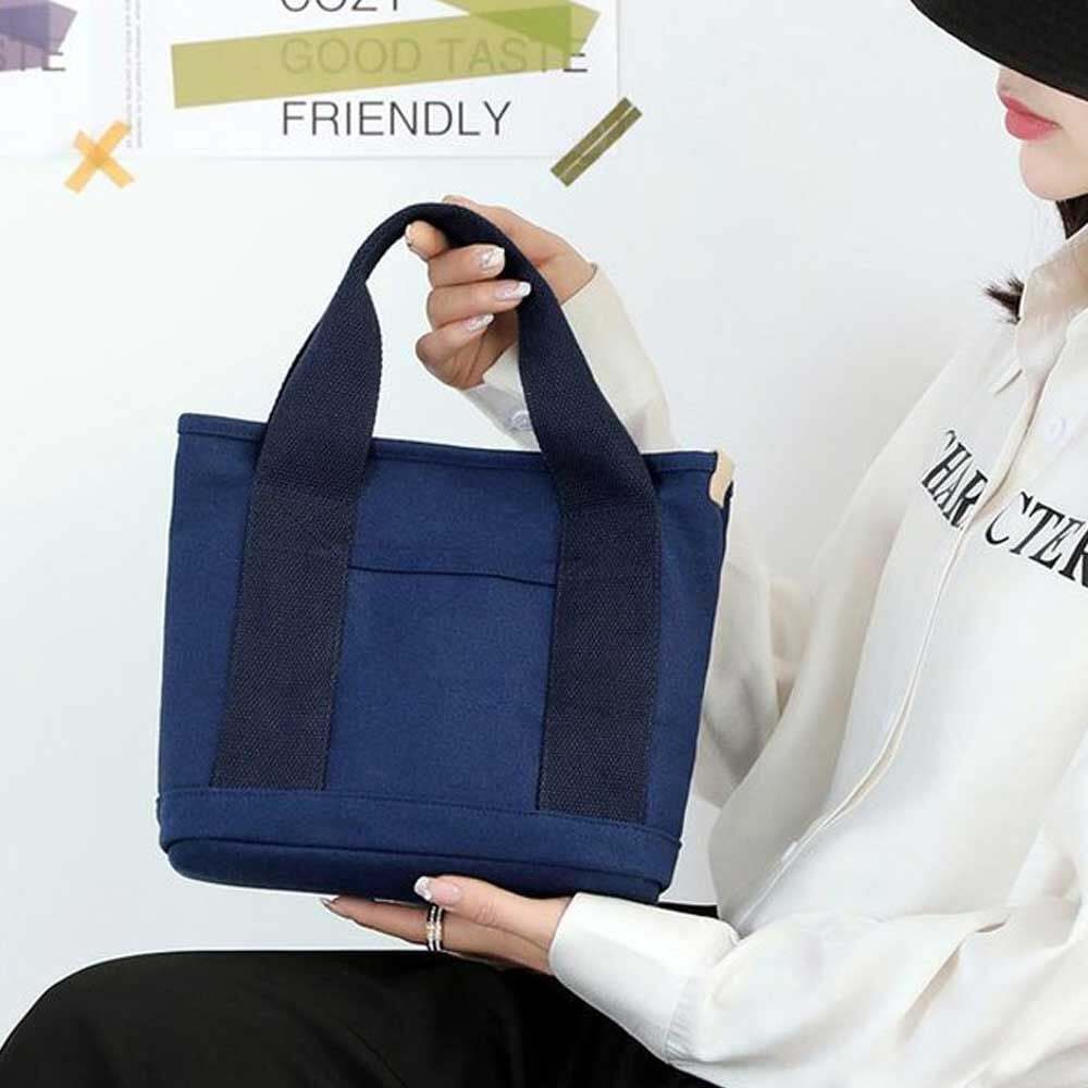 Style House Eco Bag Canvas Bag Working Woman Auxiliary Bag Eco Tote Mini Bag