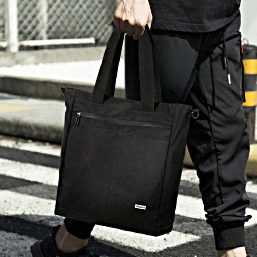 EcoBag Canvas Bag Unisex Polyester Material Basic Shoulder Bag (StylishHouse)