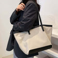 Eco-bag Canvas Bag Pocket Zip 2 Colors Women's Backpack