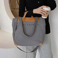 Style House Eco Bag Canvas Bag Women's College Student Vintage Messenger Bag