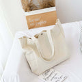 Eco bag canvas bag big size shoulder bag natural 4 colors