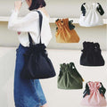Eco bag canvas bag women's daily reversible string shoulder bag