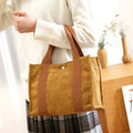 Style House Eco Bag Canvas Bag Corduroy Crossbody Bag