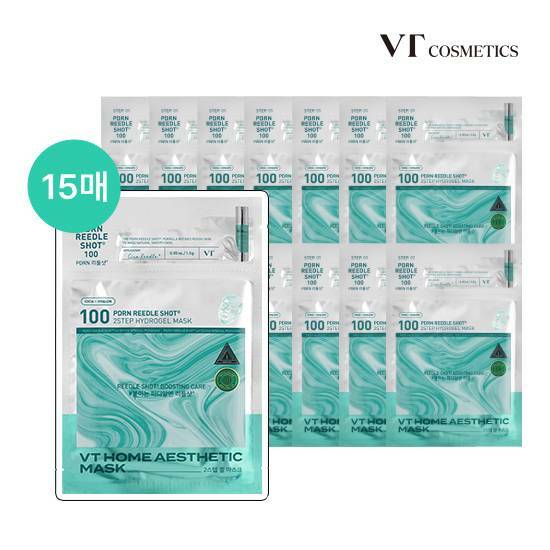 VT Cosmetics [VT] (VT) Vity PDRN Needle Shot Hydrogel Mask (Total 15 Sheets)
