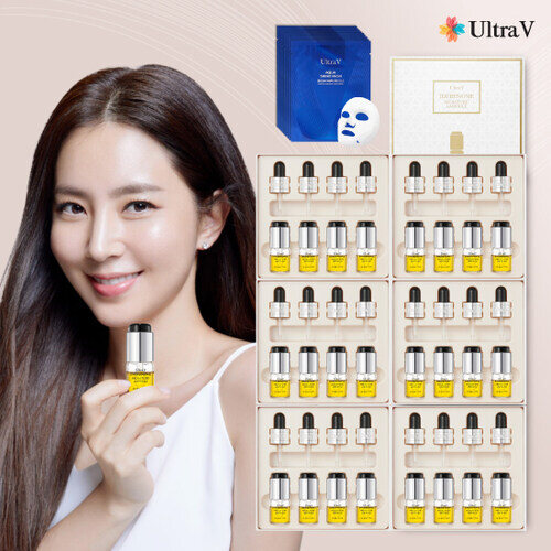 UltraVio (UltraVio) Idebenone Ampule 8ml x Total 24 Bottles + Mask Sheet 10 Pieces Package