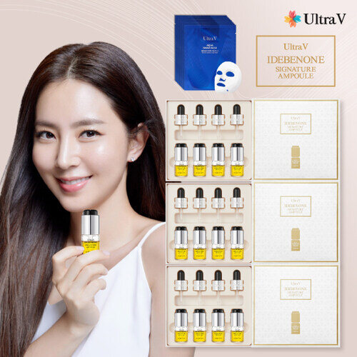 UltraVio (UltraVio) Idebetnon Ampoule 8ml x Total 12 Bottles + 10 Mask Sheets Package