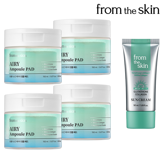 Promderskin Ampoule Pads 4ea+Sun Cream
