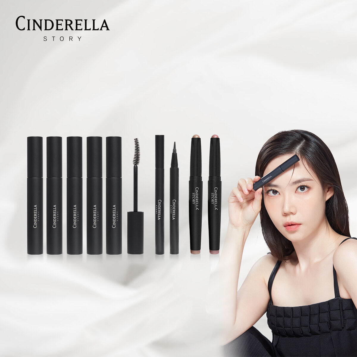 Cinderellasstory Mobile Cinderellasstory AirVolume Mascara 5pcs + Eyeliner 1pc ShadowStick