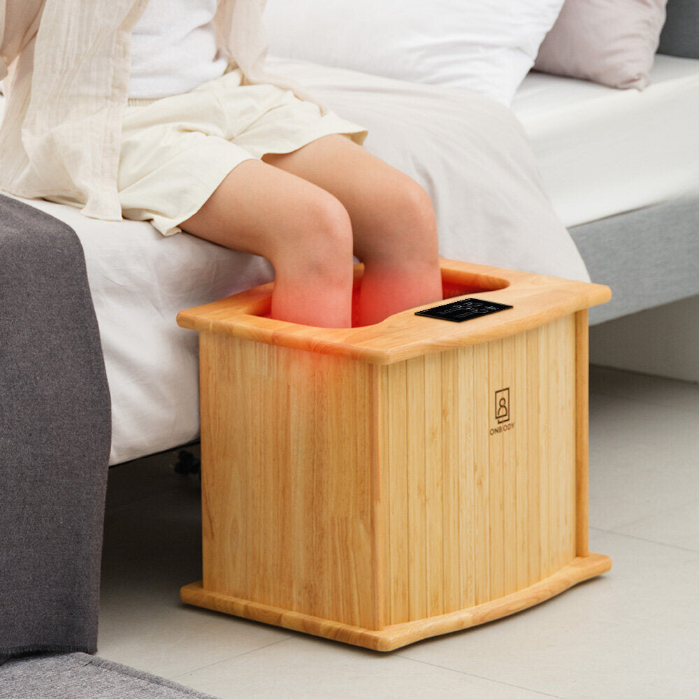 Dry body massage foot bath