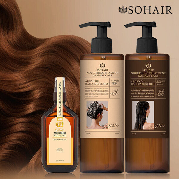 Showerampoo Shouhair Aragan脱发防脱洗发水1000g Treatment Premium Essence 100ml