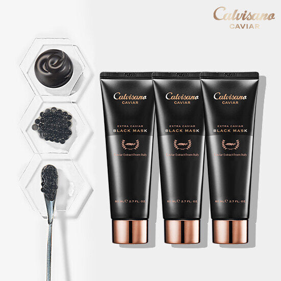 Calvisano Extravagia Black Mask 80ml x 3