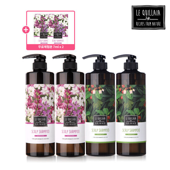 Rukyaya Scalp Shampoo 810ml x 4 + Sample 7ml x 2