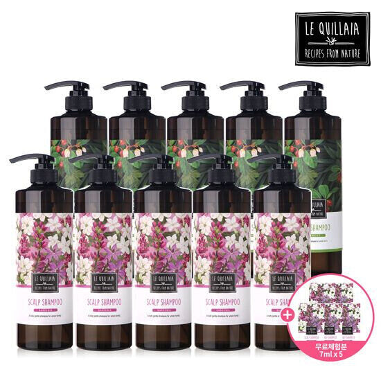 Rukilaya Scalp Shampoo 810ml x 10 + Trial 7ml x 5
