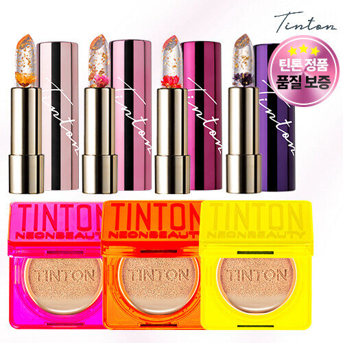 Tintontin Valentine's Day Special Tintontin Lipstick 4 + Neon Cushion 3