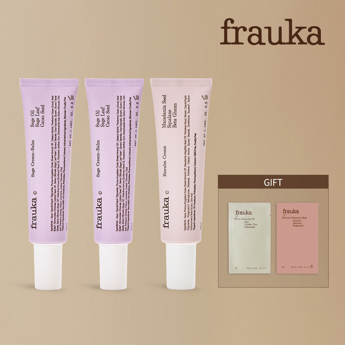 Praukka German Brand Praukka Sage Cream Night 35ml 2+Bio kam cream 1