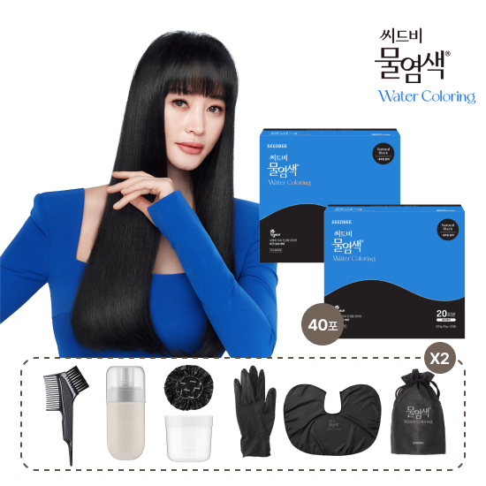 Seedvi Seedvi Dye 40 Sessions Mania Package (40 Dye Pots+Dye Kit) 4 Colors