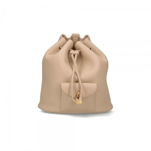Loro Piana 26SS Extra Drawstring L27 Backpack Light Mastic Sun Gold FAP1404 D0Q7722266