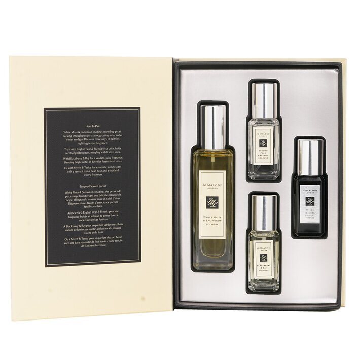 Jo Malone London White Moss Snowdrop Scent Pairing Collection Cologne Spray 30ml + English Pear Free