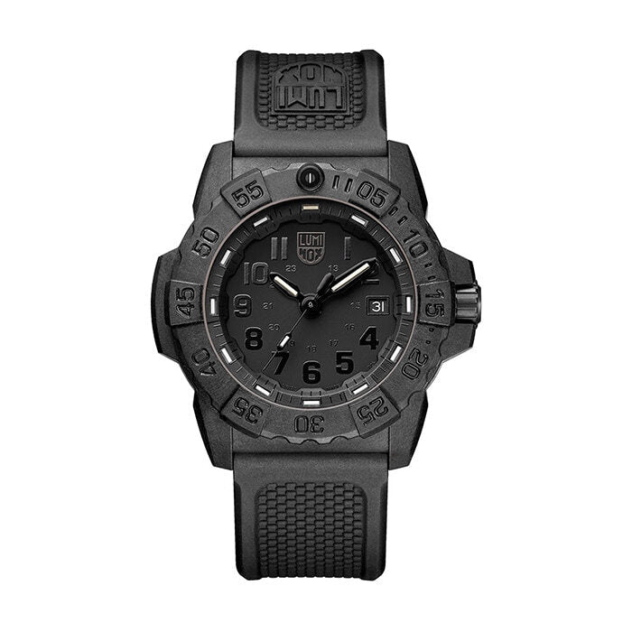 LumineXs XS.3501.BO Navy Seal Black Men's Polyurethane Watch