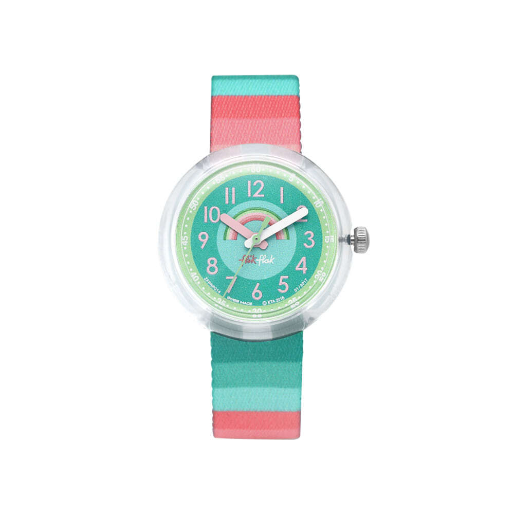 Flickflac FPNP014 BIRTHDAY PARTY STRIPY DREAMS children's NATO watch