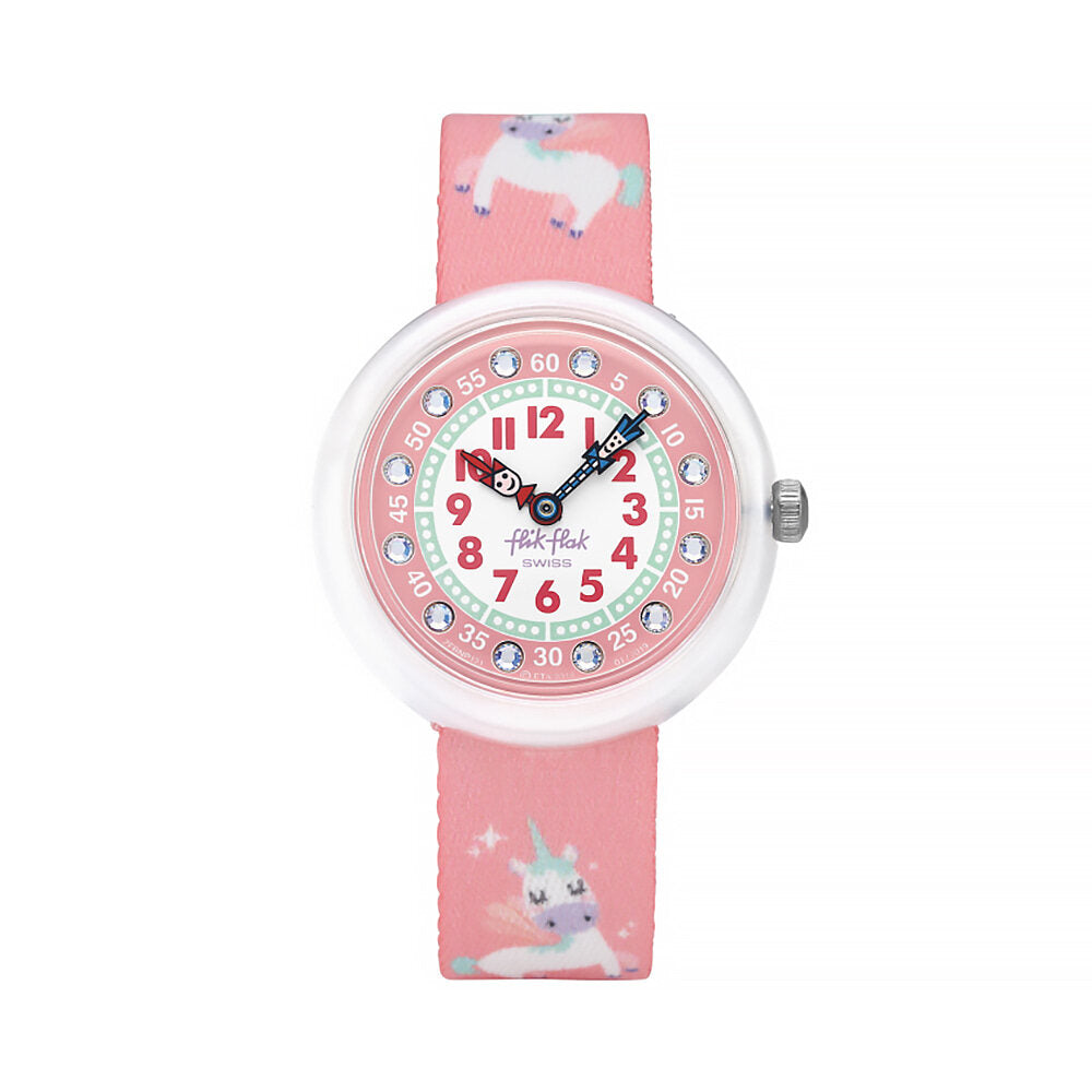 Flick Flop FBNP121 UP IN THE SKY MAGICAL DREAM Kids NATO Watch