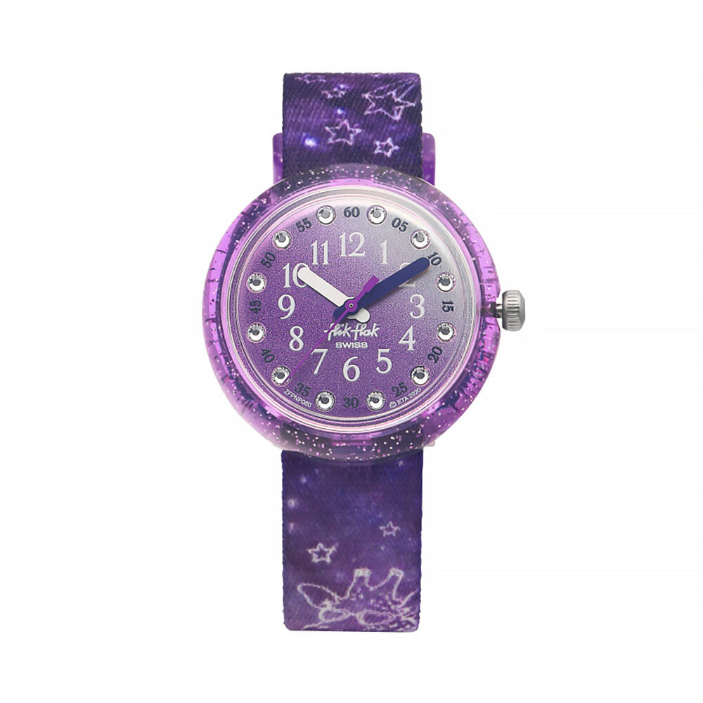 Flickflock FPNP080 GOES WILD GIRAXUS Kids NATO Watch