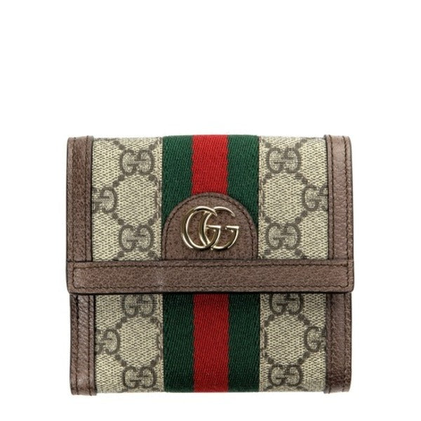 Gucci Women's Ophidia GG French Flap Coin Purse (523173 96IWG 8745)