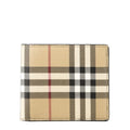 Bvlgari 26SS Men's Check Bipolde Wallet (MS REG CC BILL8 DFC 8113133)