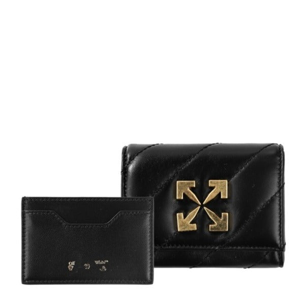 Offwhite Women's Jackhammer 2PIECES Credit Card Wallet OWND010F21LEA001 1000