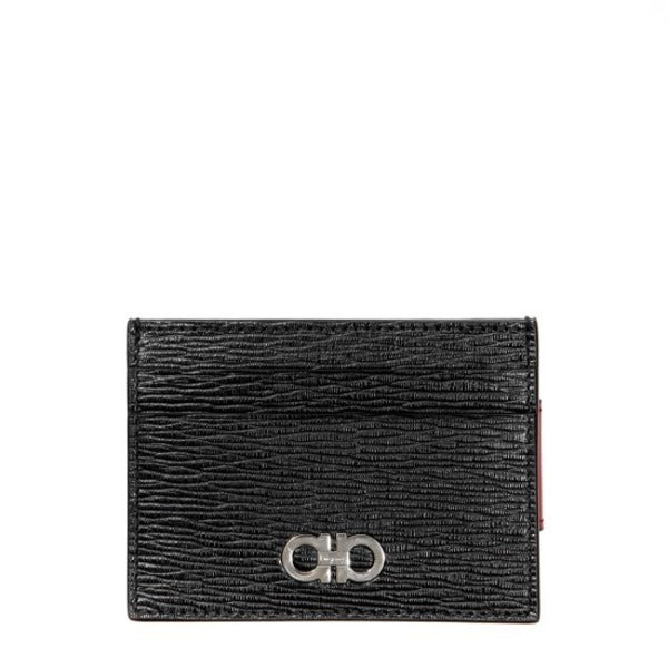 Ferragamo Men's Card Wallet (66 A387 NERO 0704957)
