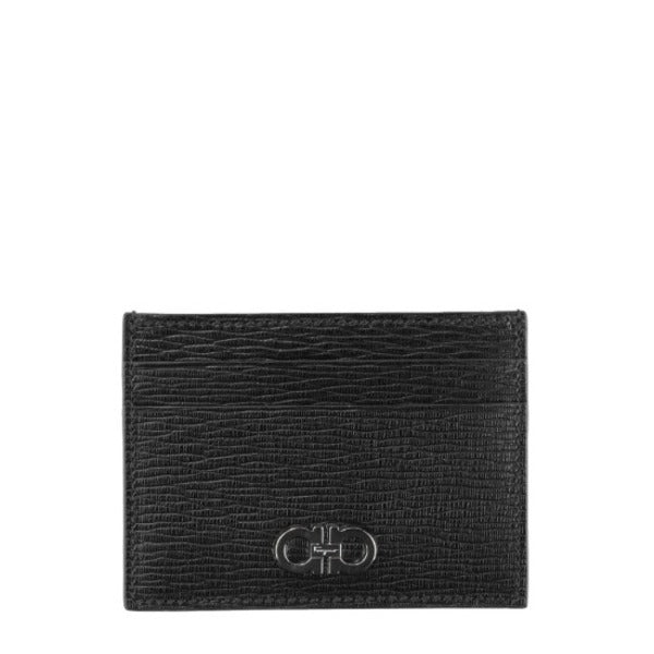 Ferragamo men's card wallet (I66 A387 NERO 0704957)