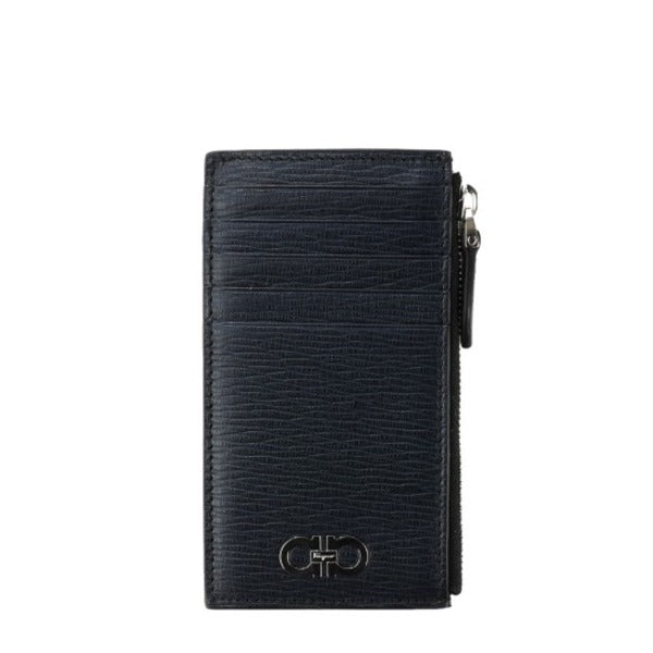 Ferragamo Men's Zip Wallet (66 0805 Deep Ocean 0751736)