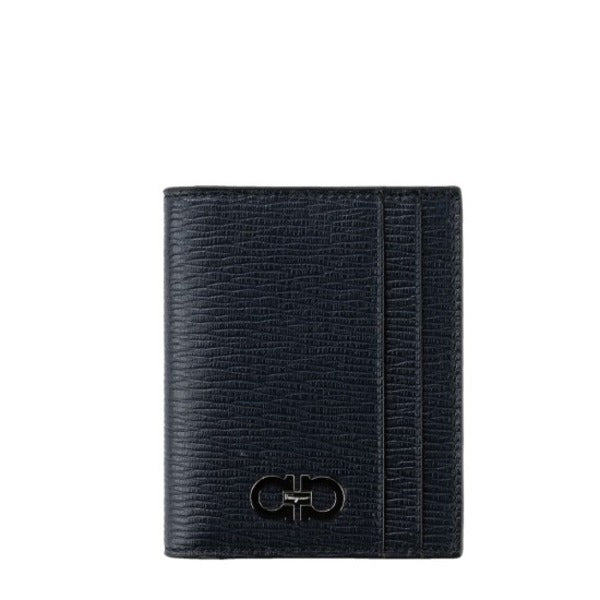Ferragamo Men's Card Wallet (66 0371 DEEP OCEAN 0744864)