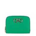 Ferragamo women's card wallet (22 0406 SMERALDO 0758665)