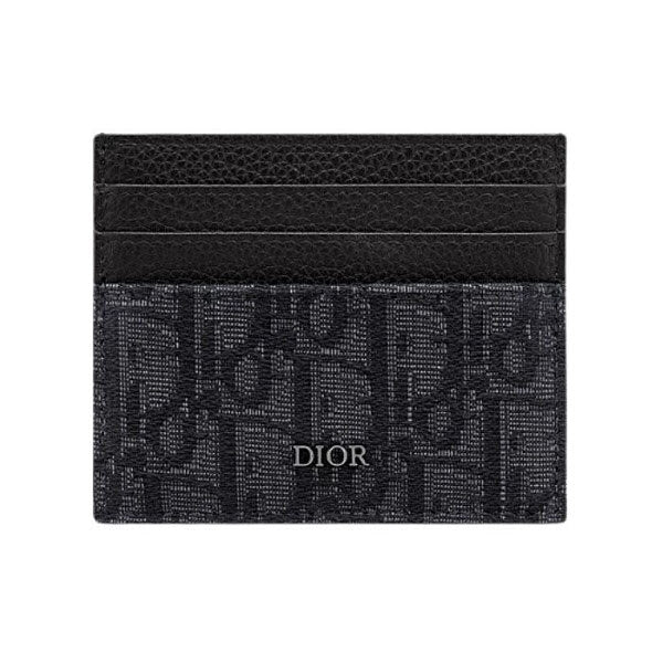 Dior Oblique Jacquard Card Wallet 2ESCH135YSE H03E