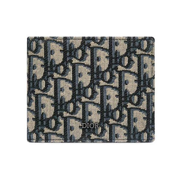 Dior Oblique Jacquard men's wallet 2OBBH027YSE H05E