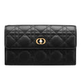 Dior flap wallet black S3106UNJBM900