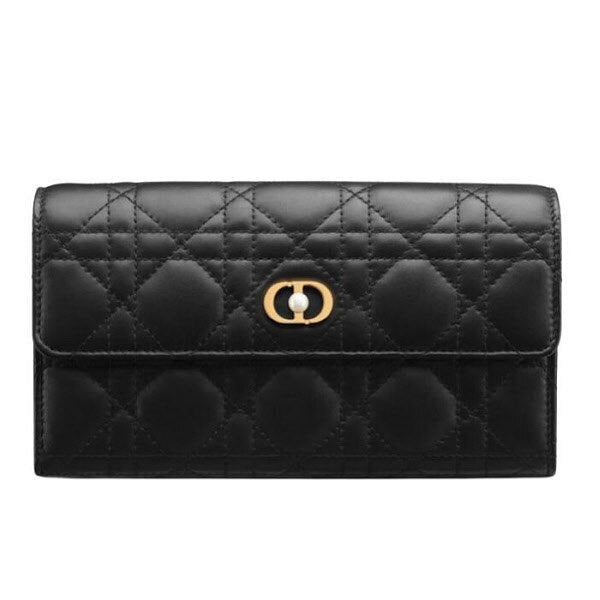 Dior flap wallet black S3106UNJBM900