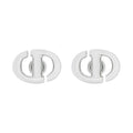 Dior CD Navy Stud Earrings E1594CDNMTD000
