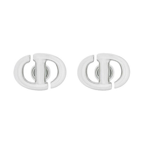 Dior CD Navy Stud Earrings E1594CDNMTD000